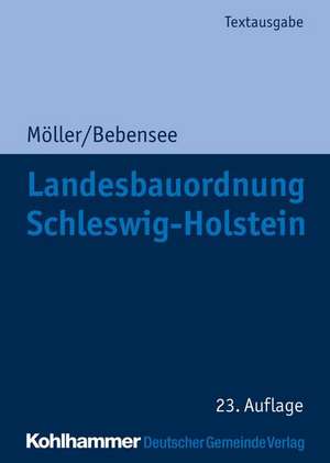 Landesbauordnung Schleswig-Holstein de Gerd Möller