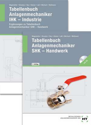 Paketangebot Tabellenbuch Anlagenmechaniker SHK - Handwerk + Tabellenbuch Anlagenmechaniker IHK-Industrie de Markus Bruckes