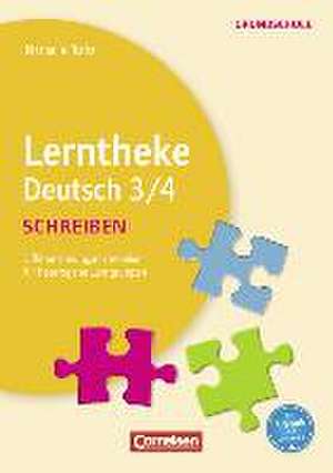 Lerntheke Grundschule - Deutsch: Schreiben 3/4 de Nathalie Bláha