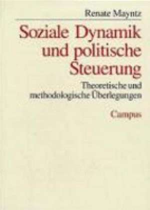 Soziale Dynamik und politische Steuerung de Renate Mayntz