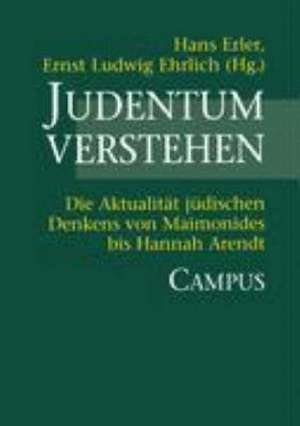 Judentum verstehen de Hans Erler