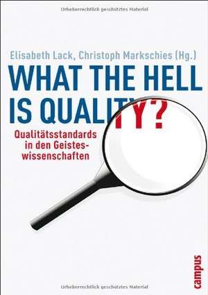 What the hell is quality? de Elisabeth Lack