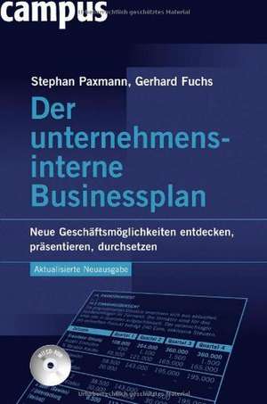 Der unternehmensinterne Businessplan de Stephan A. Paxmann