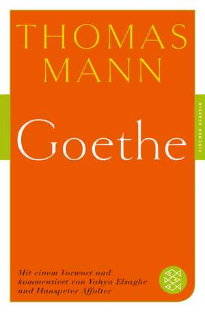 Goethe de Thomas Mann