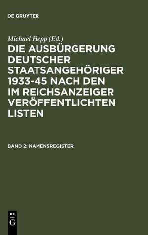 Namensregister de Michael Hepp