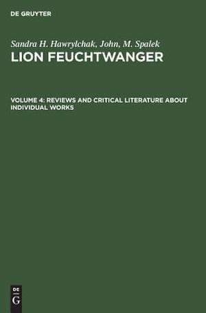 Reviews and Critical Literature about Individual Works / Rezensionen und wissenschaftliche Beiträge zu einzelnen Werken