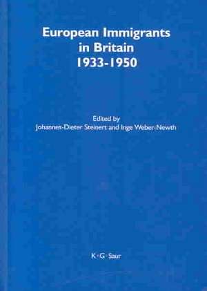 European Immigrants in Britain 1933-1950 de Inge Weber-Newth