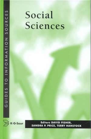 Information Sources in the Social Sciences de David Fisher