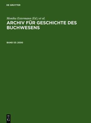 2000 de Historische Kommission des Börsenvereins