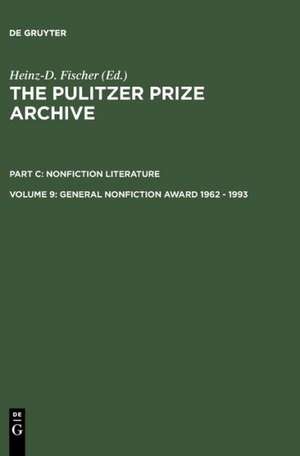 General Nonfiction Award 1962 - 1993 de Heinz-D. Fischer