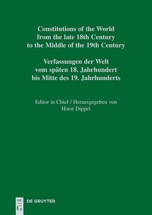 National Constitutions / Constitutions of the Italian States (Ancona – Lucca) / Costituzioni nazionali / Costituzioni degli stati italiani (Ancona – Lucca) / Nationale Verfassungen / Verfassungen der italienischen Staaten (Ancona – Lucca) de Horst Dippel