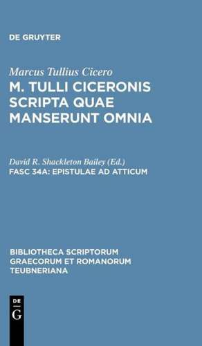 Epistulae ad Atticum de Marcus Tullius Cicero