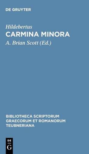 Carmina minora de Hildebertus