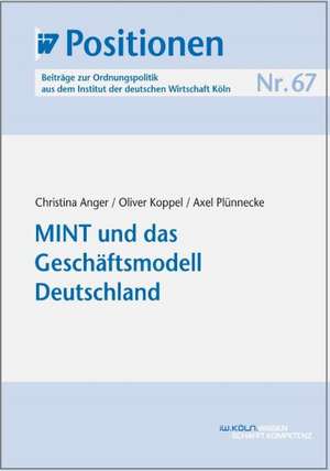 MINT und das Geschäftsmodell Deutschland de Christina Anger