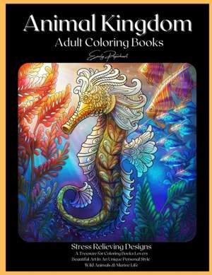 Animal Kingdom Adult Coloring Books de Emily Paperheart