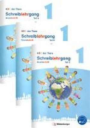 ABC der Tiere 1 Neubearbeitung - Schreiblehrgang Grundschrift, Teil A, B und C de Klaus Kuhn