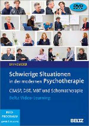 Schwierige Situationen in der modernen Psychotherapie de Eva-Lotta Brakemeier