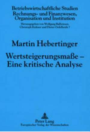 Wertsteigerungsmae - Eine Kritische Analyse de Hebertinger, Martin