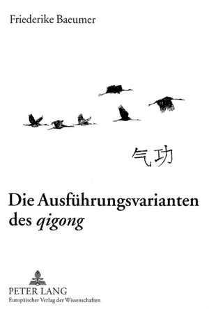 Die Ausfuehrungsvarianten Des Qigong: Ein Vergleich Chinesischer Atemtechniken Mit Atemtechniken Der Westlichen Physiotherapie de Friederike Baeumer