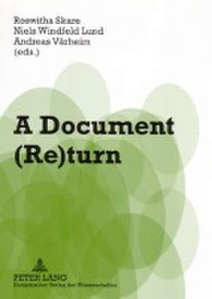 A Document (Re)Turn