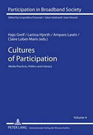 Cultures of Participation de Hajo Greif