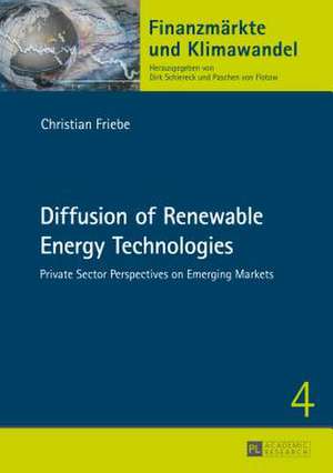 Diffusion of Renewable Energy Technologies de Christian Friebe