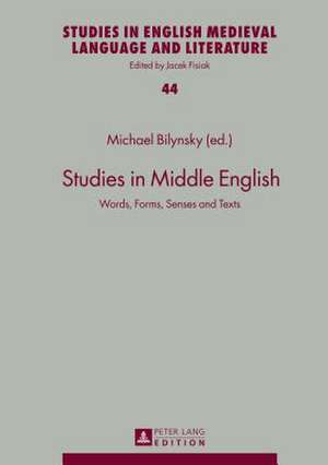 Studies in Middle English de Michael Bilynsky