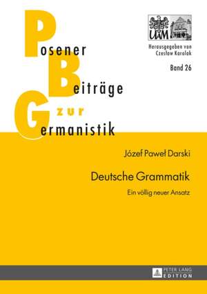 Deutsche Grammatik de Józef Pawel Darski