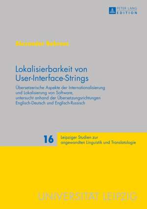 Lokalisierbarkeit Von User-Interface-Strings: 1-15a) de Alexander Behrens