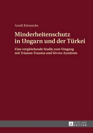 Minderheitenschutz in Ungarn Und Der Tuerkei: Cronicas, Literatura y Cine de Arndt Künnecke