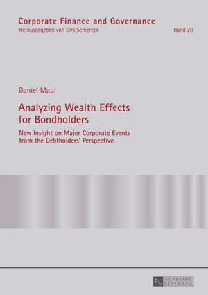 Analyzing Wealth Effects for Bondholders de Daniel Maul