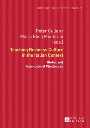 Teaching Business Culture in the Italian Context