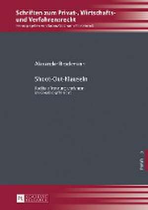 Shoot-Out-Klauseln de Brockmann, Alexander