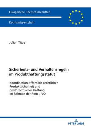 Produkthaftungsstatut de Julian Titze