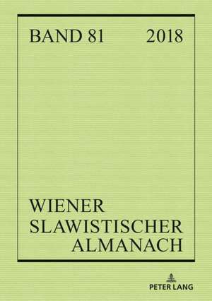 WIENER SLAWISTISCHER ALMANACHBAND 812017