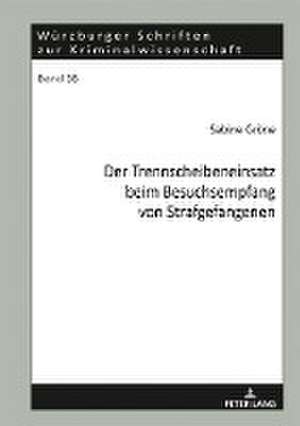 Der Trennscheibeneinsatz beim Besuchsempfang von Strafgefangenen de Sabine Groene