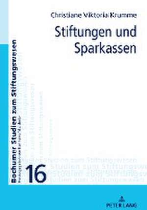 Stiftungen und Sparkassen de Christiane Krumme