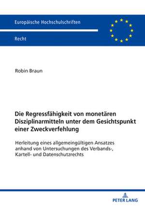 DIE REGRESSFAEHIGKEIT VON MONETAEREN DP de Robin Braun