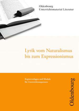 Lyrik vom Naturalismus bis Expressionismus de Gerd Katthage