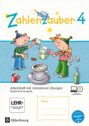 Zahlenzauber 4. Schuljahr - Allgemeine Ausgabe - Arbeitsheft mit interaktiven Übungen auf scook.de de Bettina Betz