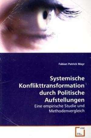 Systemische Konflikttransformation durch PolitischeAufstellungen de Fabian Patrick Mayr