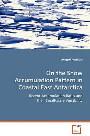 On the Snow Accumulation Pattern in Coastal EastAntarctica de Helgard Anschütz