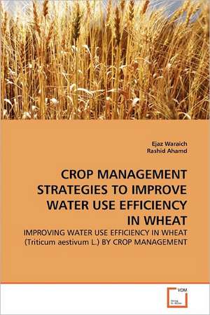 Crop Management Strategies to Improve Water Use Efficiency in Wheat de Ejaz Waraich