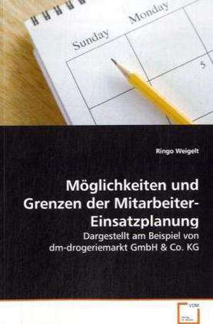 Möglichkeiten und Grenzen der Mitarbeiter-Einsatzplanung de Ringo Weigelt