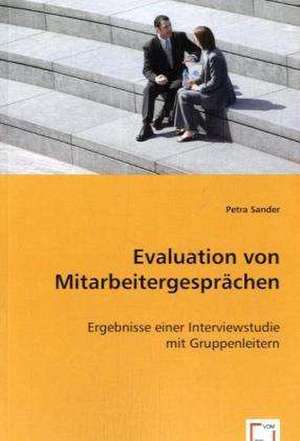 Evaluation von Mitarbeitergesprächen de Petra Sander