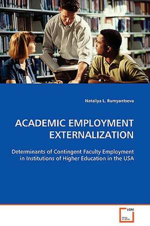 Academic Employment Externalization de Nataliya L. Rumyantseva