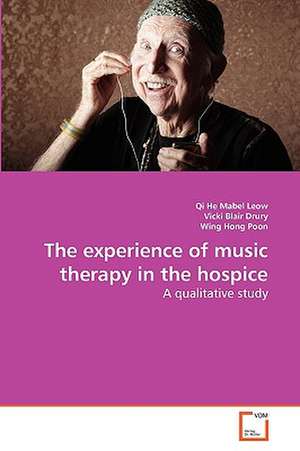 The experience of music therapy in the hospice de Qi He Mabel Leow