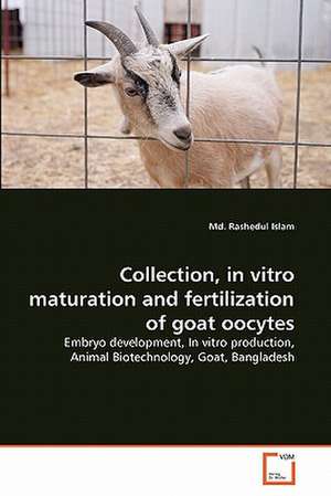 Collection, in Vitro Maturation and Fertilization of Goat Oocytes