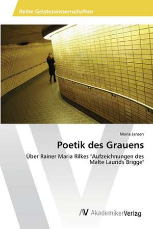 Poetik des Grauens de Maria Jansen