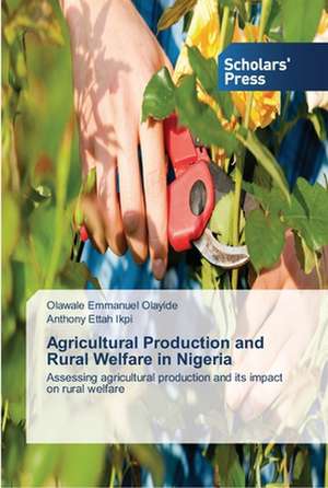 Agricultural Production and Rural Welfare in Nigeria de Olawale Emmanuel Olayide